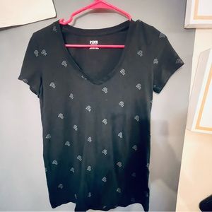 Victoria secret PINK SIZE XS TEE BLACK